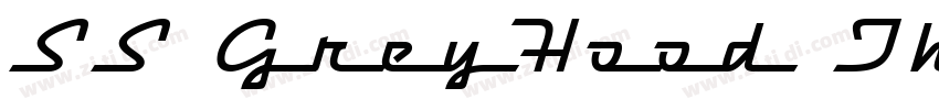 SS GreyHood Three字体转换